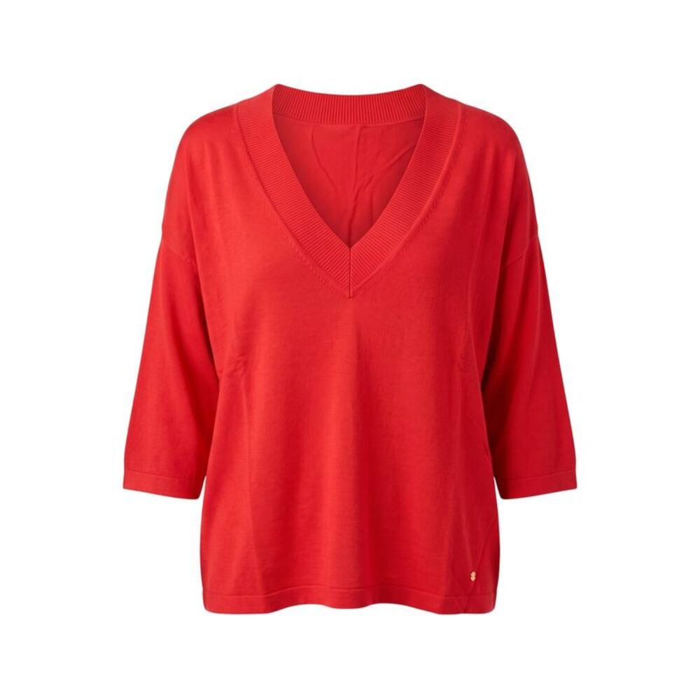 Trussardi Jeans Red Viscose Women Women's Sweater